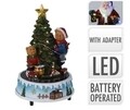 Decoratiune luminoasa Two bears, 20 LED-uri, 15.5x22 cm, multicolor