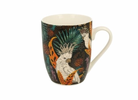 Cana Cackatoo, Duo, 375 ml, portelan, multicolor