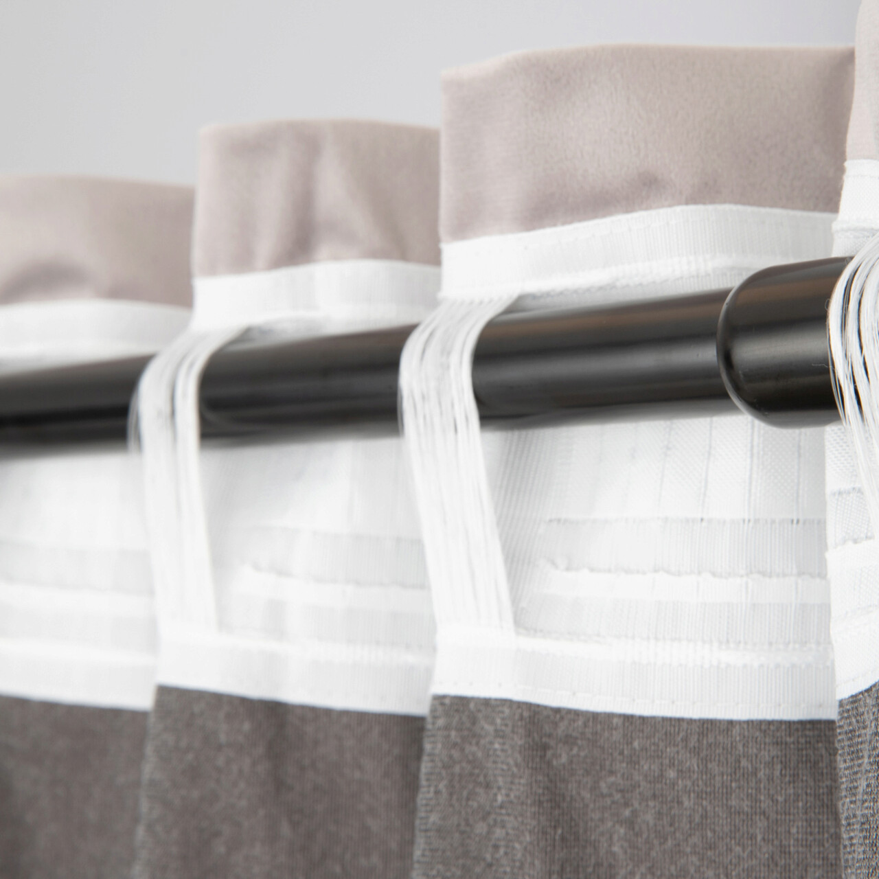 Draperie Talla, Homla, 140x250 cm, poliester, gri