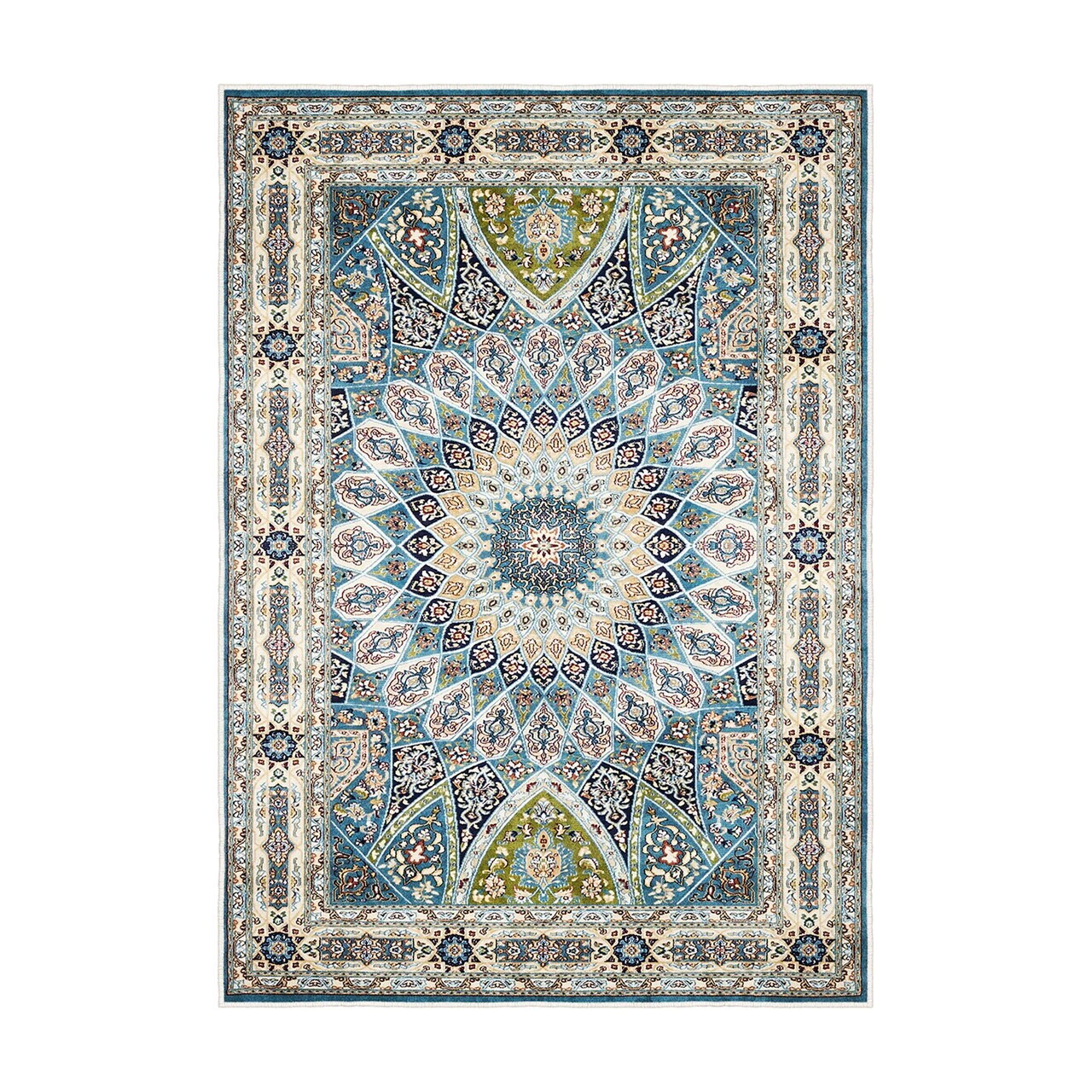Covor, Kece-Fr11, 80x150 cm, Albastru — imaginea 7