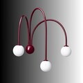 Aplica de perete, Opviq, 536NTD2137, Bordo