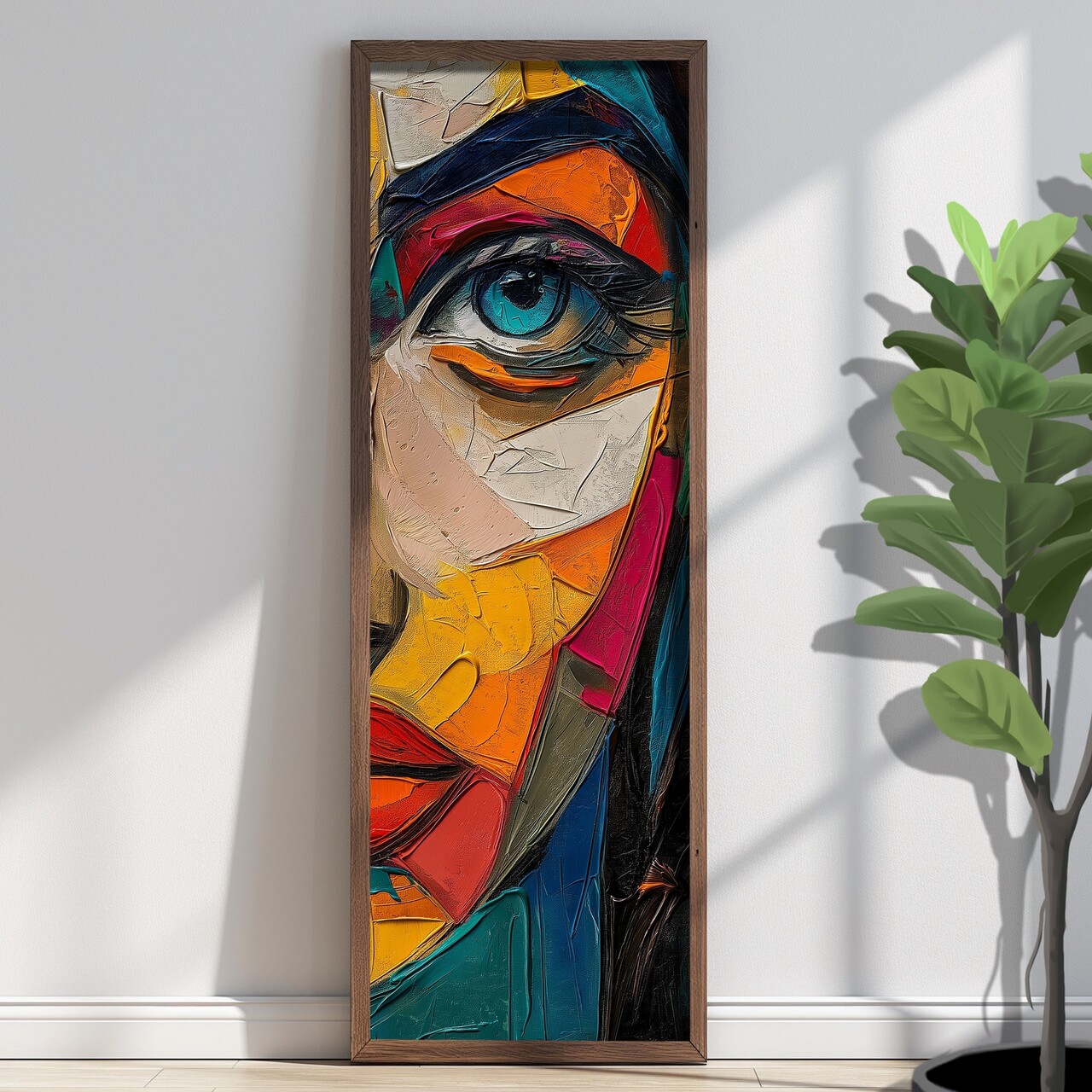 Tablou decorativ EMR078 Lemn Multicolor