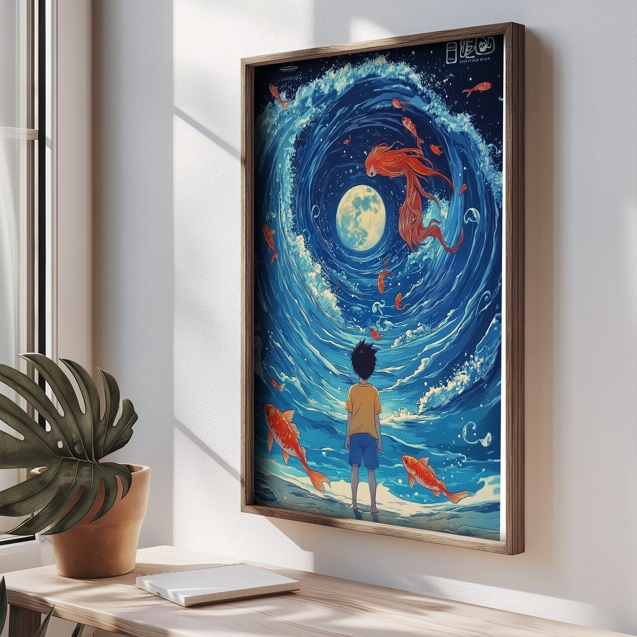 Tablou decorativ, TUN109-XL, Lemn, Multicolor - view 2