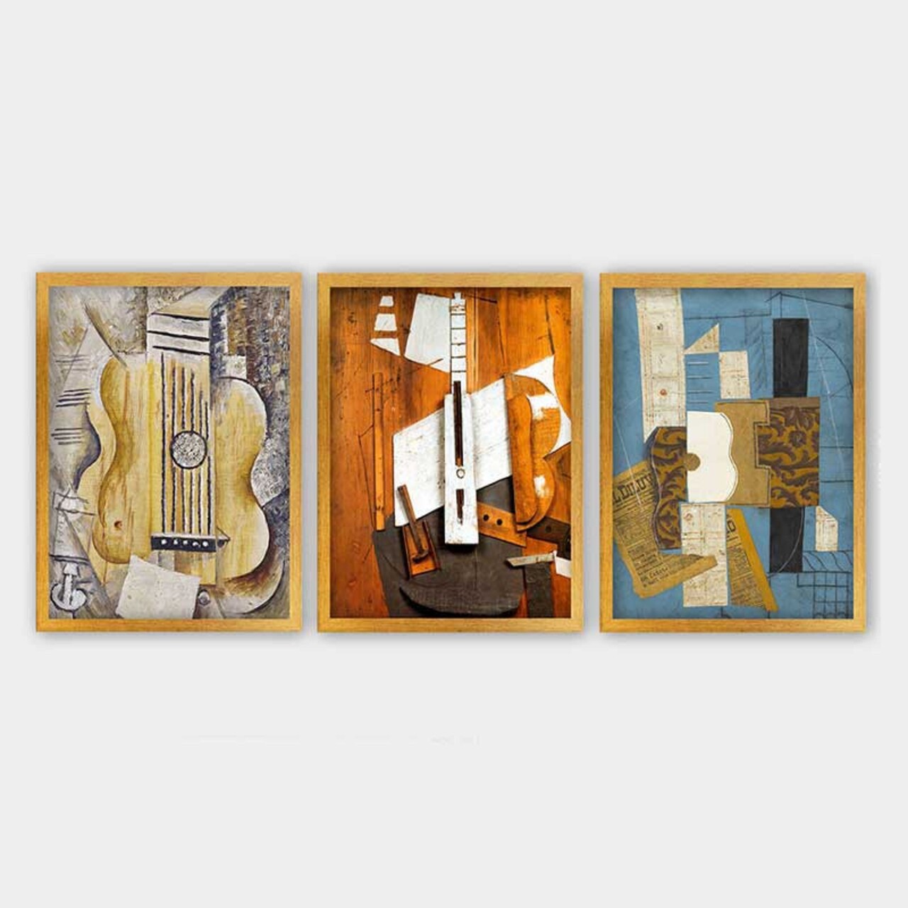 Set 3 tablouri decorative, 3AC_UNPP14_5575, Polistiren, Multicolor - view 2