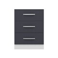 Dulap pentru bucatarie, Hanah Home, Minar, 60x87x58 cm, Alb / Antracit
