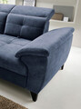 Coltar extensibil stanga 5 locuri ELTAP, LT-40REL, Inferne, 297x210x107 cm, lemn/poliester, albastru