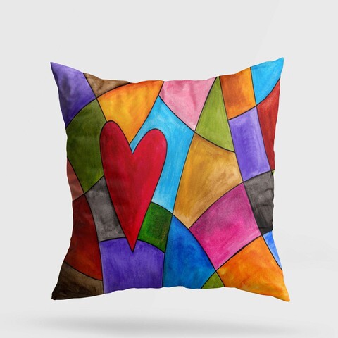 Perna, a11972, 43x43 cm, 50% bumbac / 50% poliester, multicolor