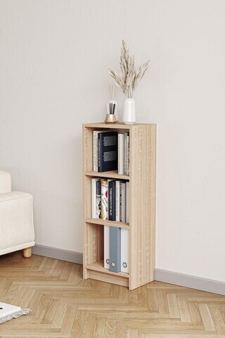 Corp biblioteca, Hanah Home, Bili3 40, 40x105x28 cm, Stejar Sonomo