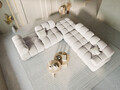 Modul dreapta pentru canapea, 1 loc, Bellis-51, Micadoni Home, 94x94x70 cm, catifea, bej inchis