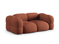 Canapea 3 locuri, Loretto, Cosmopolitan Design, 210x100x68 cm, tesatura structurata, corai