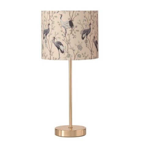 Lampa de masa Krano V1, Boltze, 18x40 cm, 1 x E14, fier/poliester, crem