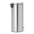 Cos de gunoi cu pedala, Brabantia, NewIcon Matt , 30 L, 38x29.3x67.9 cm, otel, argintiu
