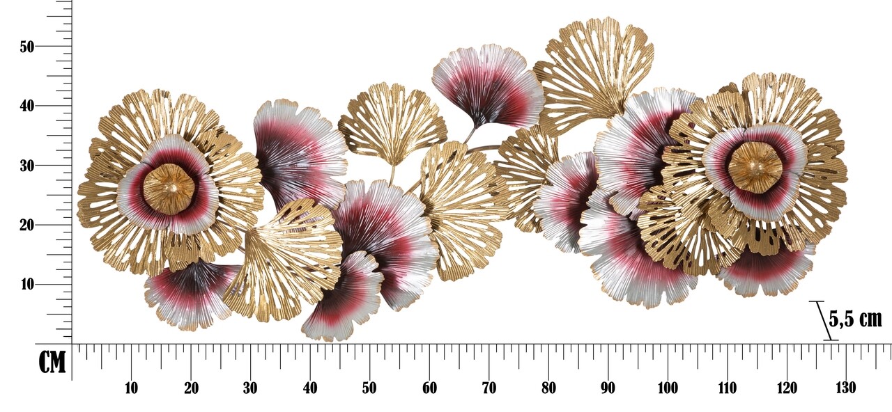 Decoratiune de perete Color -A, Mauro Ferretti, 130x54 cm, fier, multicolor - view 5