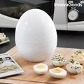 Fierbator de oua pentru cuptorul cu microunde cu carte de retete Boilegg InnovaGoods, 13x16 cm