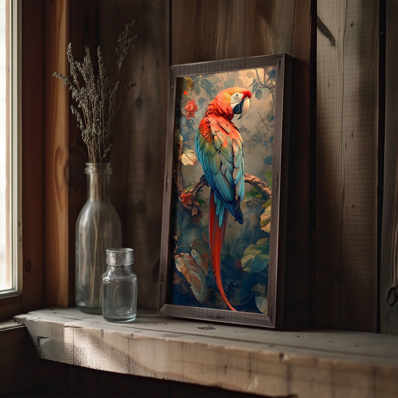 Tablou decorativ, AI061, Cadru: 100% MOLID, Multicolor - view 2