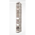 Organizator pentru dulap Rivoli, Compactor, 9 rafturi, 30 x 15 x 128 cm, polipropilena, bej