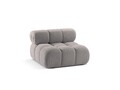 Modul pentru canapea, 1 loc, Bellis-213, Micadoni Home, 94x94x70 cm, tesatura boucle, gri deschis