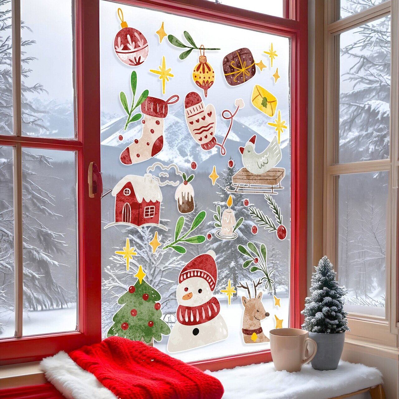 Sticker decorativ, 309110_3050, 30 x 50 cm, Multicolor