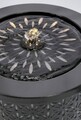 Fantana decorativa cu LED Miki, Bizzotto, D25x23 cm, metal, negru