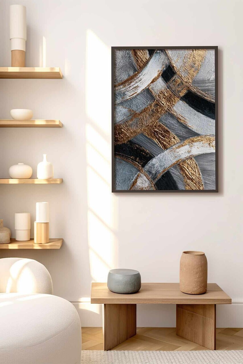 Tablou decorativ, Artplstksyh7, Polistiren, MDF, Multicolor - view 2