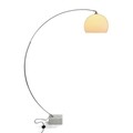 Lampadar Trejo, Versa, 170 x 40 x 200 cm, metal, baza din marmura, alb
