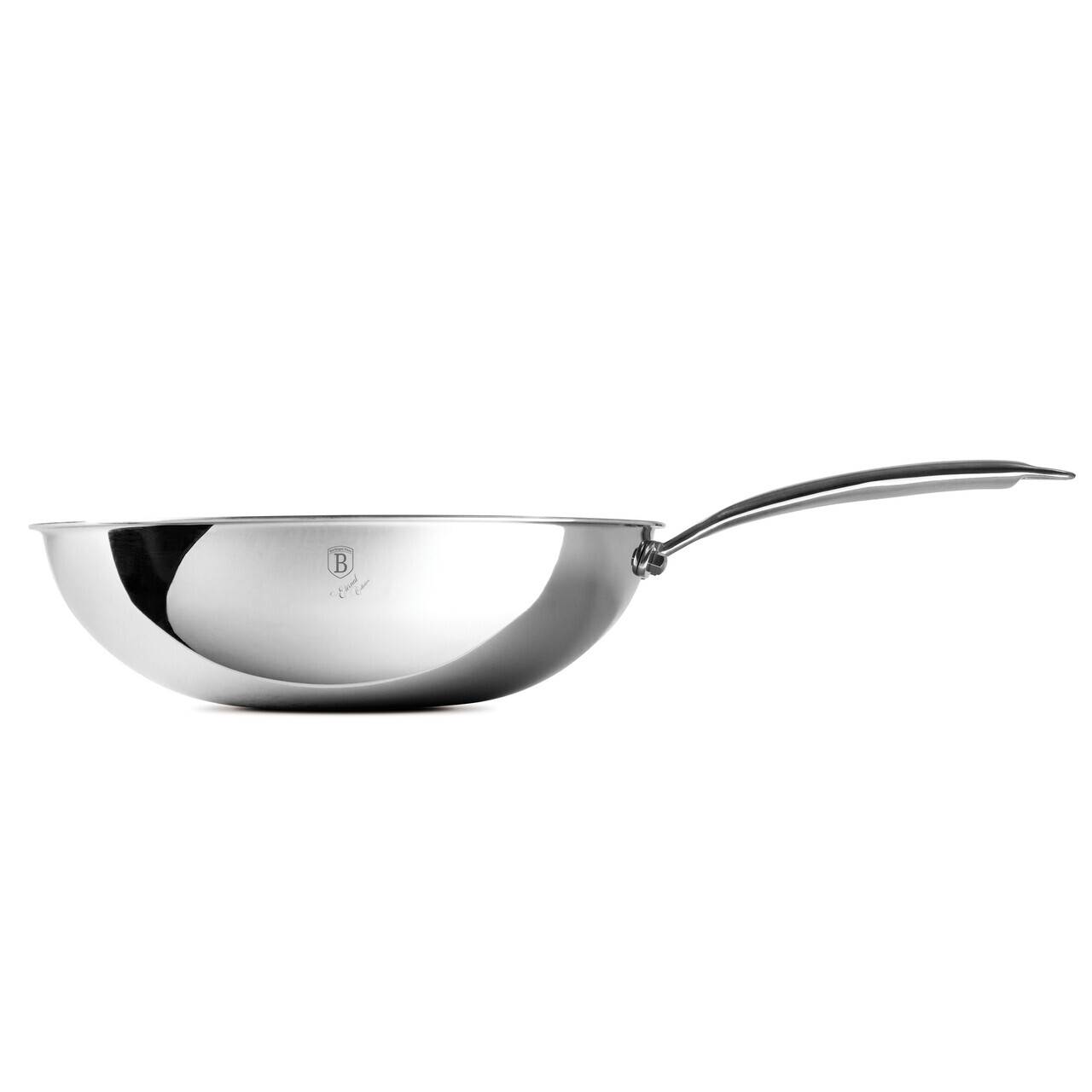 Tigaie Wok Berlinger Haus, Eternal, 30 cm, inox, argintiu - imagine 3