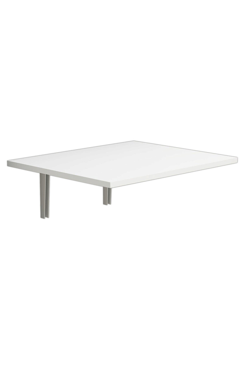 Masa pliabila, Puqa Design, Nur, 60x1.8x50 cm, PAL, Alb - 2 | YEO