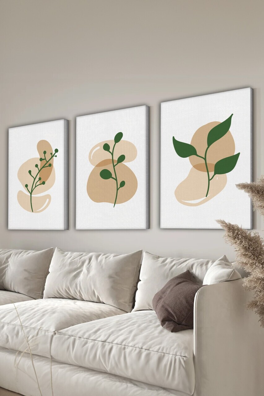 Tablou decorativ, 3Cnvs20, Canvas, Dimensiune: 40 x 60 cm (3 bucăți), Multicolor