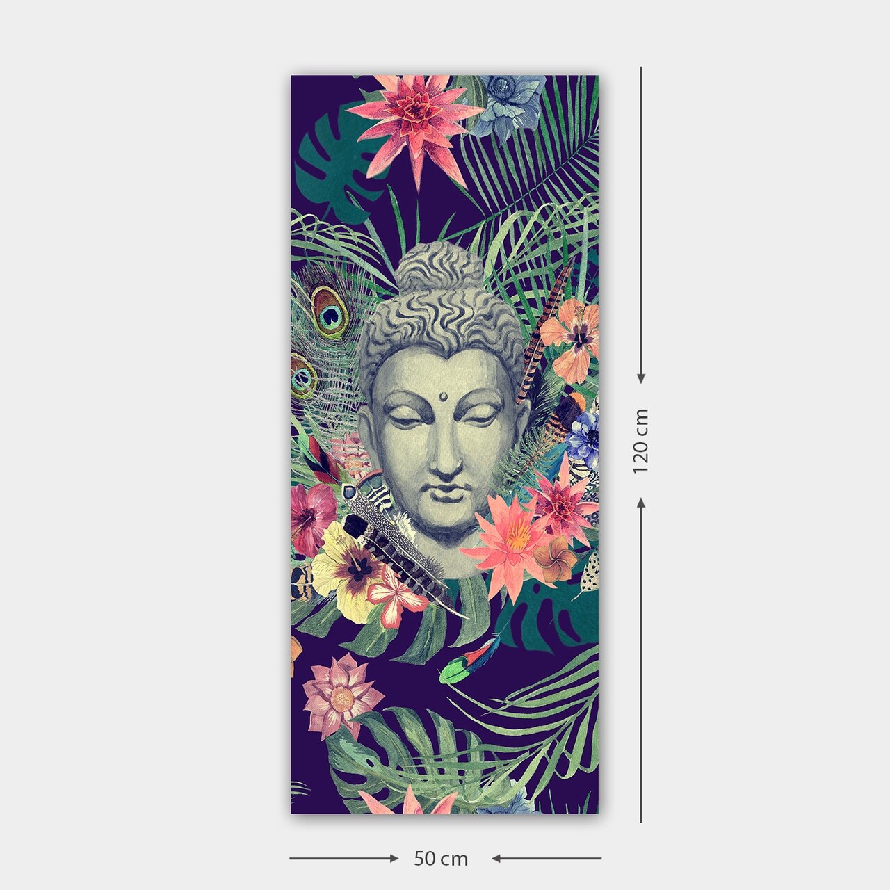 Tablou decorativ, DKY21047292309_50120, Cadru: 100% LEMN (grosime: 3 cm), Multicolor - view 3