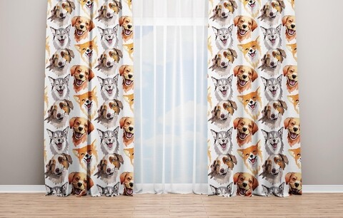 Poza Draperie Foxes, Oyo Kids, 140x240 cm, poliester, multicolor