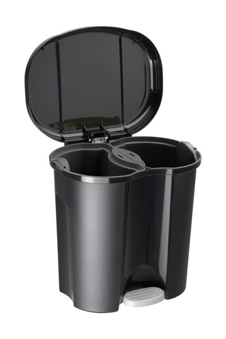 Cos de gunoi duo. rotho, 2 x 10 l, plastic