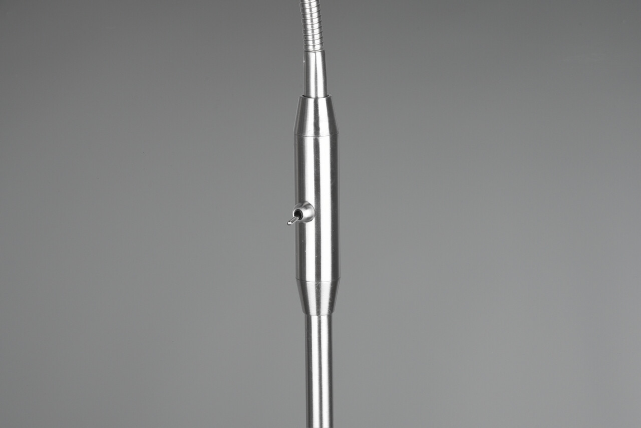 Lampadar Tommy, RL, 20x130 cm, 40W, 1x E14, metal, nichel mat/alb