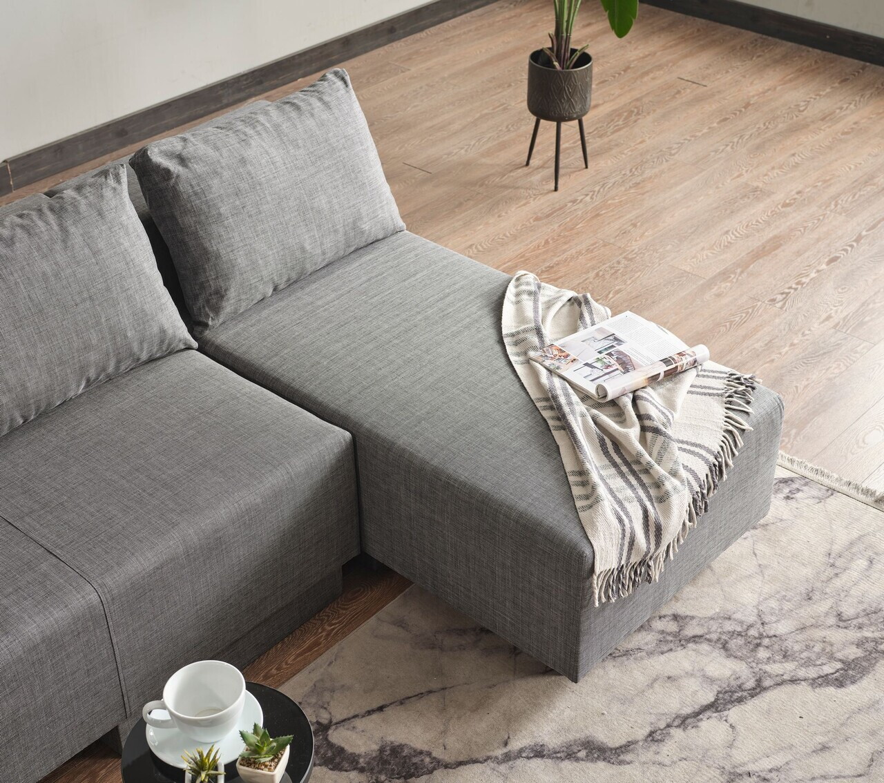 Coltar, Atelier del Sofa, 218NVD1113, Metal, Gri — imaginea 3