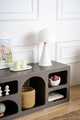 Consola, Glenevis, Lorin, 160x51x38 cm, PAL, Antracit