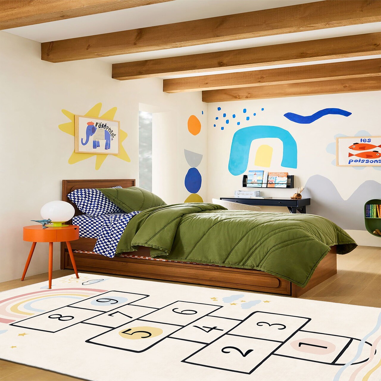 Covor, Wookece1696, 50x80 cm, Crem