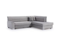 Coltar extensibil dreapta 4 locuri ELTAP, BR47, Bergen, 247x214x83 cm, lemn/poliester, albastru