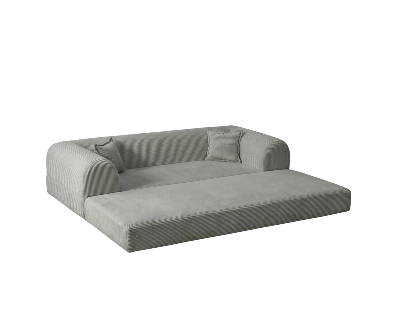 Canapea extensibila 3 locuri, Atelier del Sofa, 118FVL1305, Tesatura plus reiata, Gri deschis - view 8