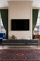 Comoda TV, Hanah Home, Ilay, 180x41x30 cm, Antracit / Argintiu