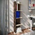 Corp biblioteca, Hanah Home, Aura, 37.8x150x23.8 cm, Travertin/Nuc