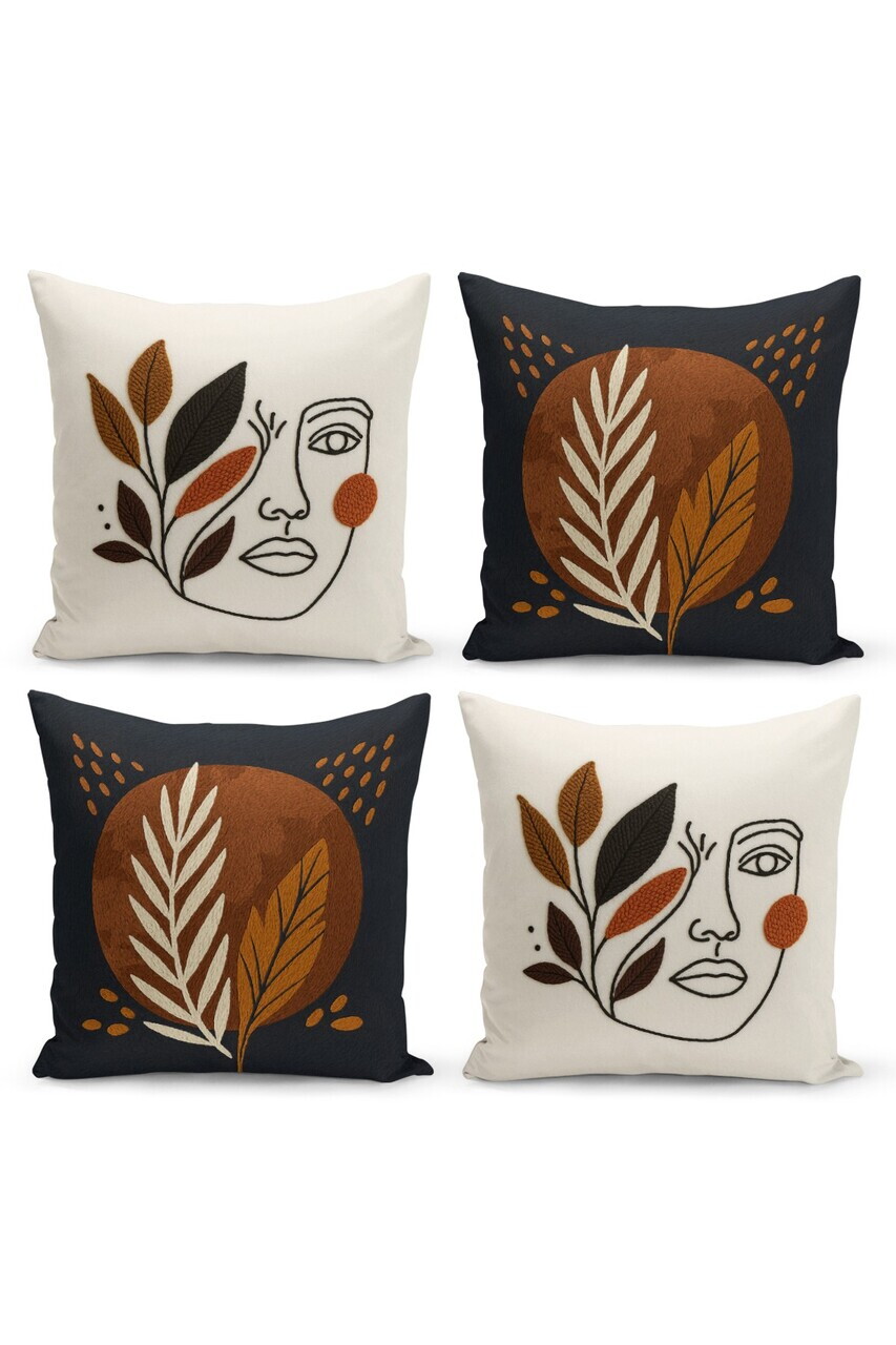 Set fete de perna, Artpnchset4-54, Poliester, Multicolor — imaginea 4