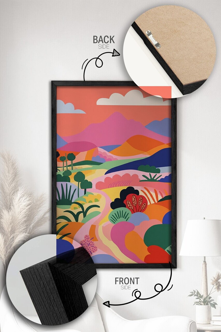 Tablou decorativ, Artnewclsyh78-3348, Lemn masiv, MDF, Multicolor - view 4