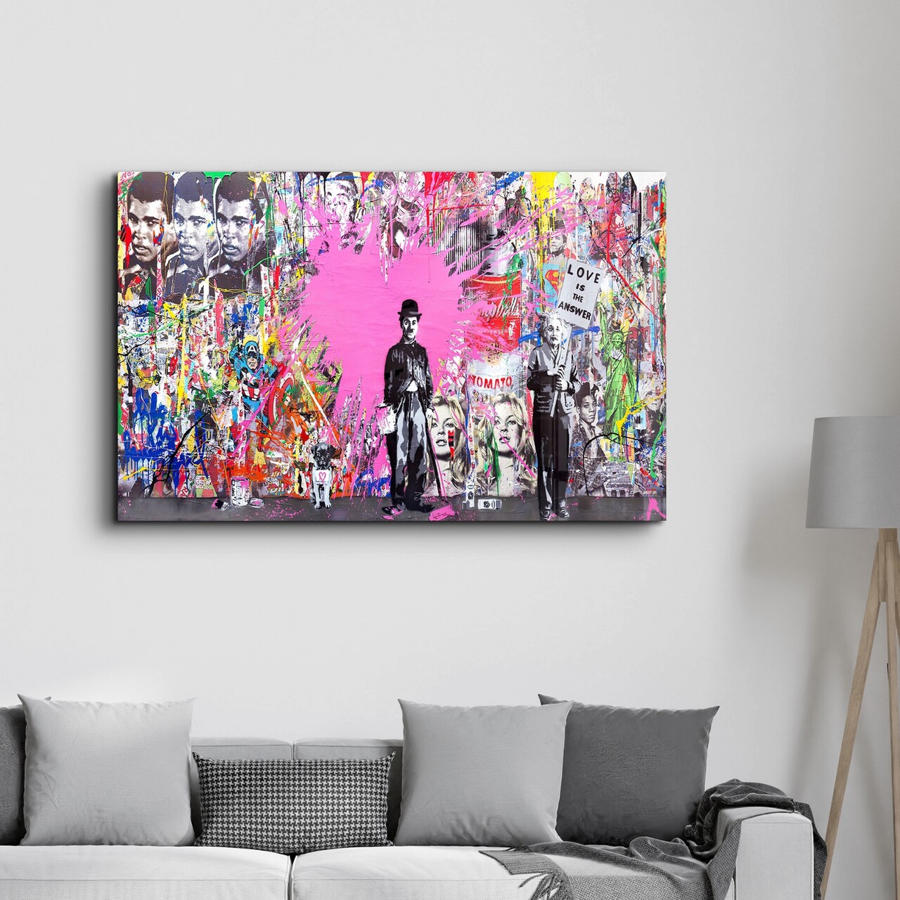 Tablou decorativ, CAM-3052, Dimensiune: 35 x 55 cm, Multicolor - view 3