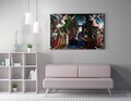 Tablou decorativ, WY311 (70 x 100), Amestec bumbac, Canvas imprimat, Multicolor