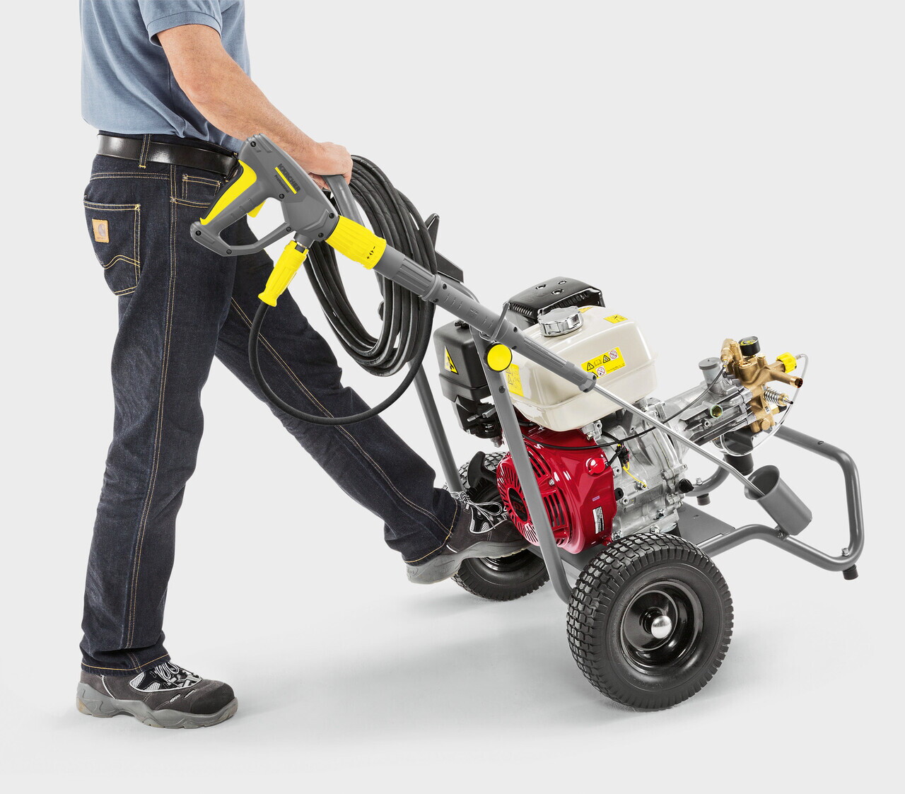 Aparat de spalat cu presiune profesional HD 9/23 De, Karcher, gri — imaginea 4