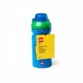 Sticla de apa Boy, LEGO, 390 ml, polipropilena, albastru