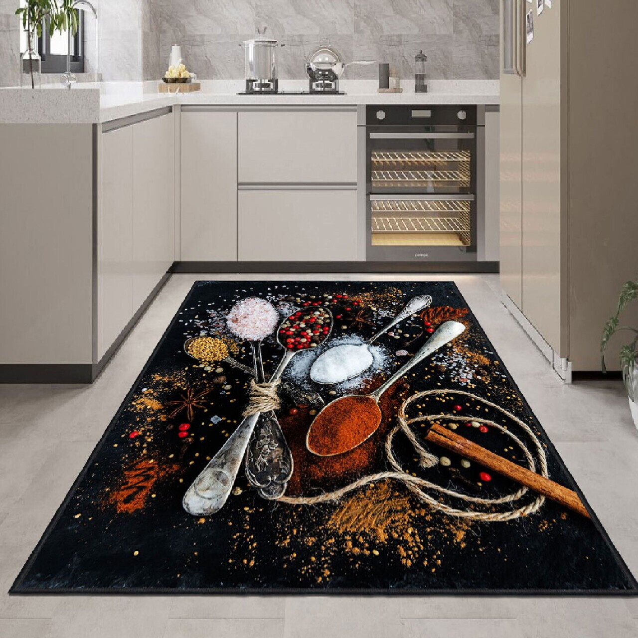 Covor Els2303 100x200 cm Catifea Multicolor