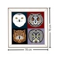 Tablou decorativ T716, Neostill, sticla temperata, 70x70 cm