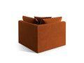 Modul pentru canapea, 1 loc, Chris-184, Micadoni Home, 100x100x80 cm, catifea, teracota