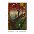 Tablou decorativ, 70100VANGOGH073, Canvas, Lemn, Multicolor