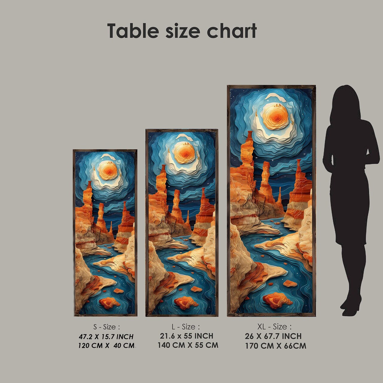 Tablou decorativ, LONG012-S/120-40, Imprimat UV, Multicolor - view 7